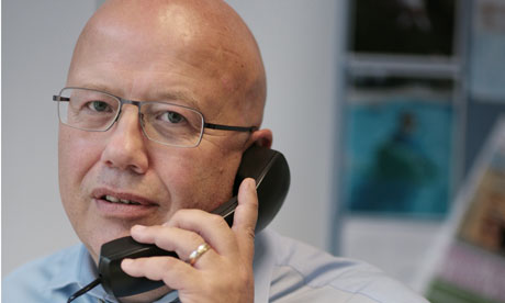 Chris Blackhurst, editor of the Independent, on the phone 