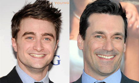 Daniel Radcliffe and Jon Hamm