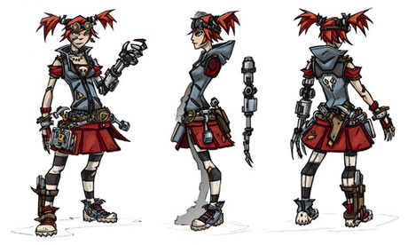 Borderlands 2 Mechromancer concept art