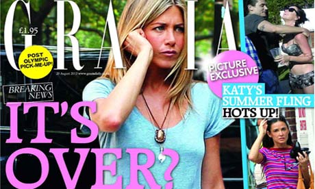 Grazia - Jennifer Aniston cover