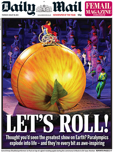 Paralympics 2012 opening: Daily Mail