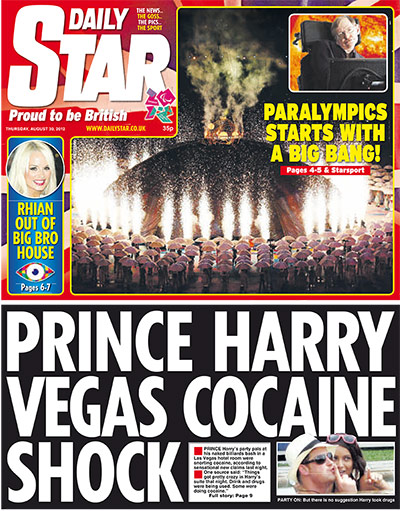 Paralympics 2012 opening: Daily Star