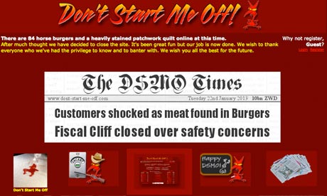 Don't Start Me Off website