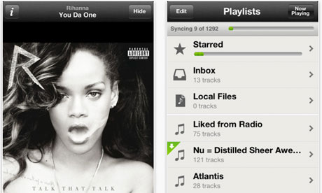 Spotify iPhone app