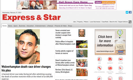Express & Star website