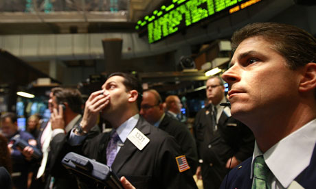 The buy side has become the sell side: the shift in practice with regard to digital advertising urgently requires a shift in thinking from media owners, who must employ the tools of financial traders, such as arbitrage. Photograph: Spencer Platt/Getty Images City traders
