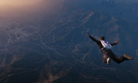 GTA 5: Sky diving