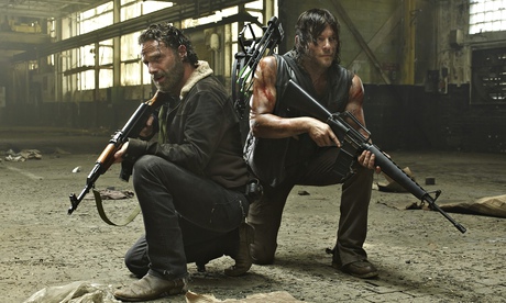 Andrew Lincoln and Norman Reedus in The Walking Dead