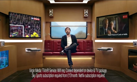 Virgin Media’s David Tennant TV ad: featured a Sky Sports clip