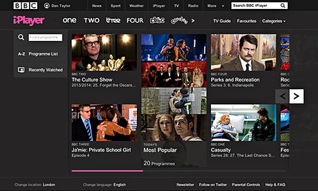 BBC iPlayer revamp - March 2013