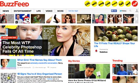 Buzzfeed has developed a bigger international audience than BBC News and BBC Worldwide