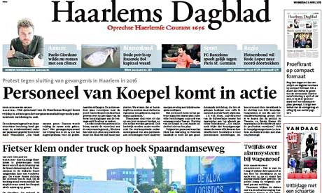 Haarlems Dagblad: published by Mecom subsidiary Wegener