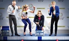 Gary Lineker, Gabby Logan, Hazel Irvine and Clare Balding