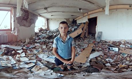 New York Times VR film The Displaced: immersive viewing