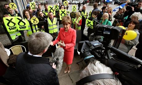 The SNP's Nicola Sturgeon has become something of a media star during the election campaign