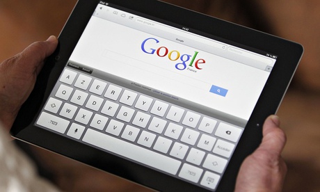 Google France on an iPad: essential for resolving holiday arguments