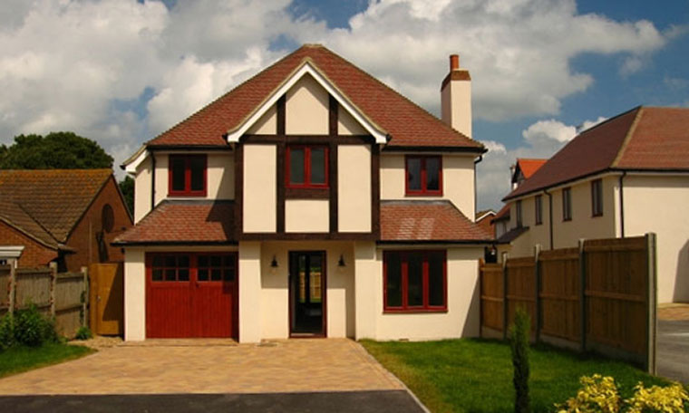 Old and new 221210: New build in Broadstairs, Kent