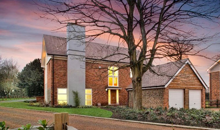 Old and new: New-build home in Halstead, Kent