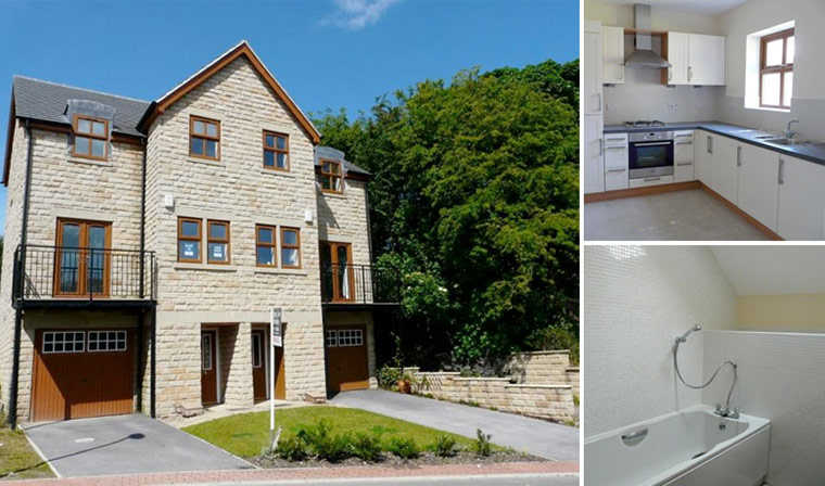 Old and new: New-build home in Denholme, West Yorkshire