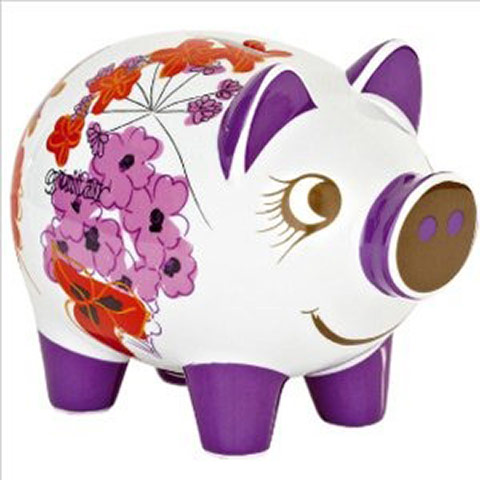 Christmas gizmos: Havens coloured piggy bank