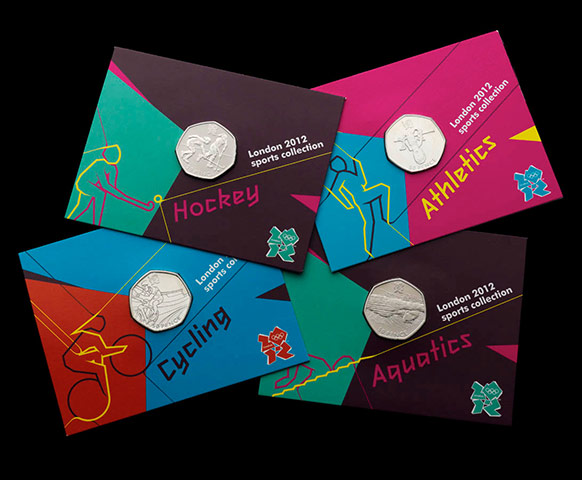 Money gifts: Olympic and Paralympic sports collection 50p coins