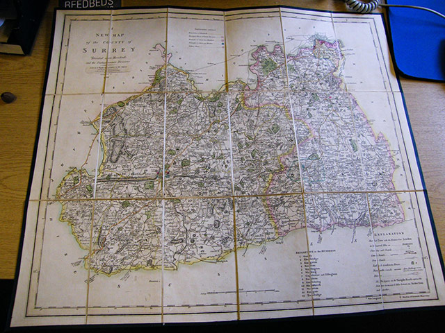 Antiques gallery 10.03: Antiques surrey map