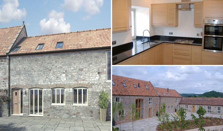 Old and new: New build in Wells, Somerset