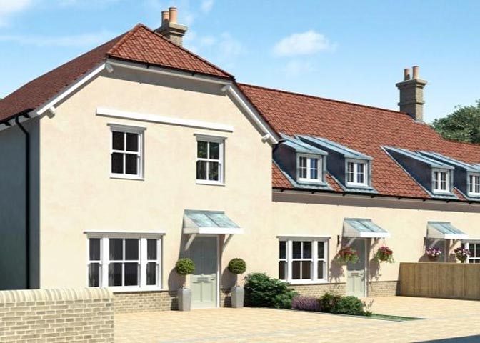 Old and new 270411: New build home in Fulbourn, Cambridgeshire