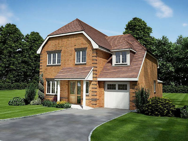 Old and new 110511: New-build home in Burghfield, Berkshire