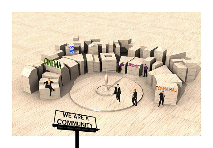 Work design competition: Work: the town