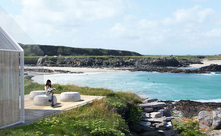 Work design competition: Work: beach