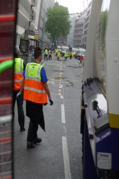 A working life 070511: The royal wedding street cleaners have a long road ahead of them