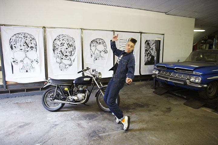 The freelancers#1: Luke Morgan, artist and psychobilly musician