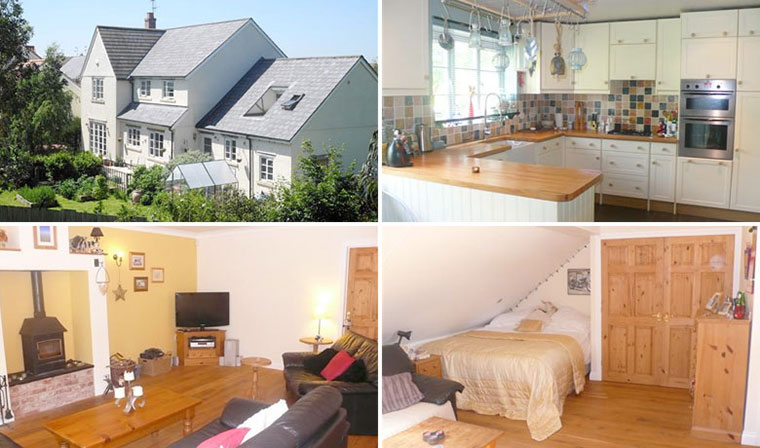 Old and new 280911: New-build home in Mendip Hills, Somerset