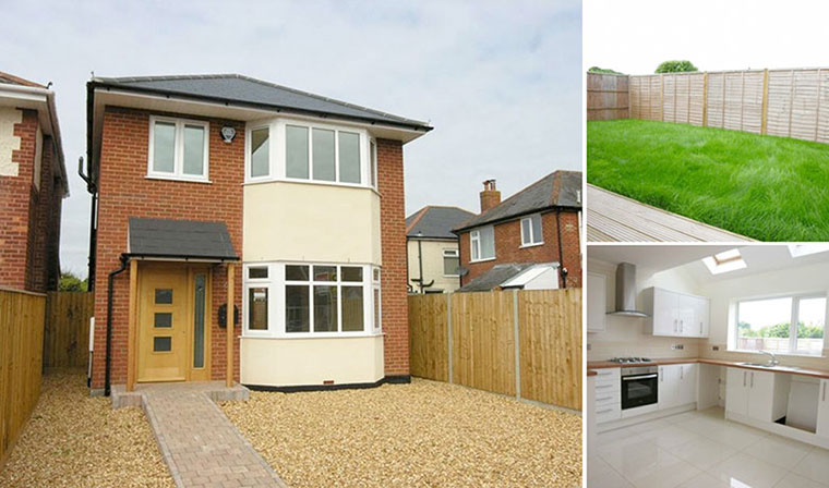 Old and new 110112: New-build home in Bournemouth, Dorset