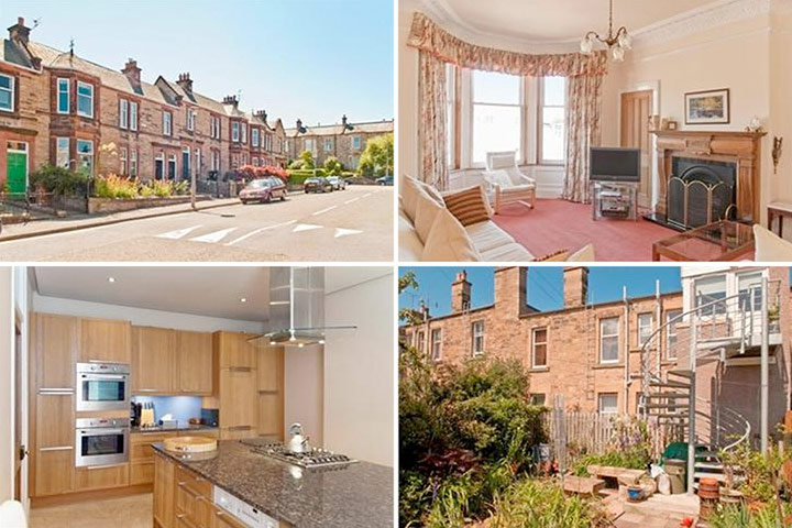 Old and new 180112: Historic home: Edinburgh