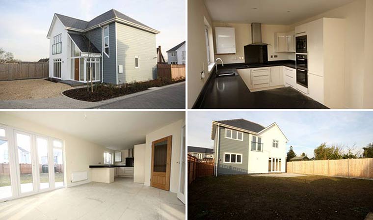 Old/New 01022012: New-build home in Bassingbourn, Hertfordshire