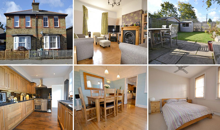 Old and new 241012: Historic home in Sutton, Surrey.