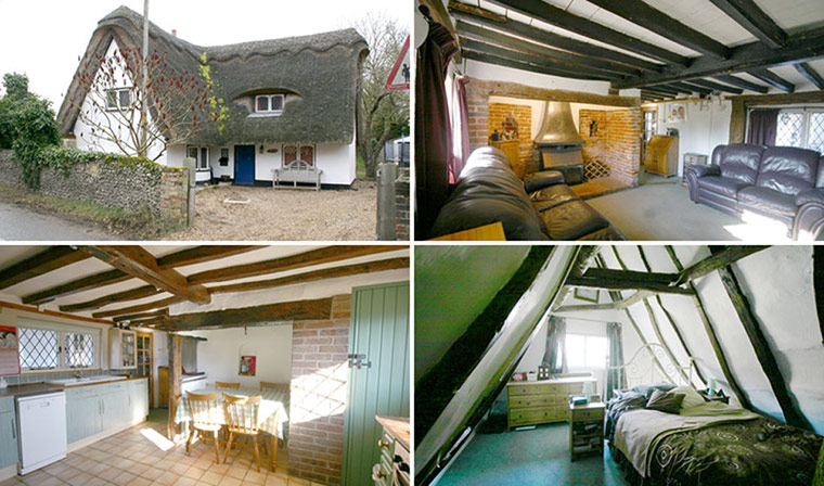 Old and new 290212: Historic home in Litlington, Hertfordshire