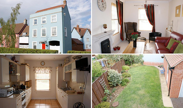 Old and new 290212: New-build home in Cornelius Vale, Essex