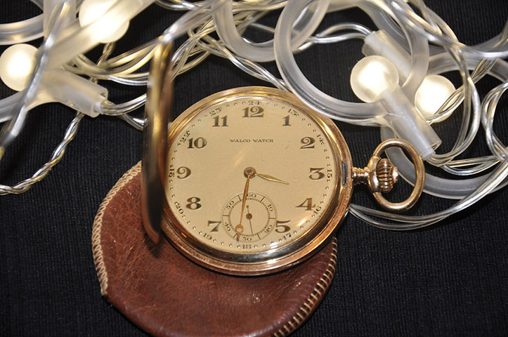 Antiques 080312: A Swiss-made, gold hunting case pocket watch