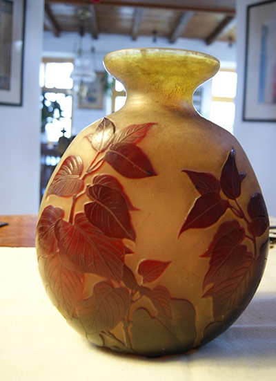 Antiques 080312: Gallé vase