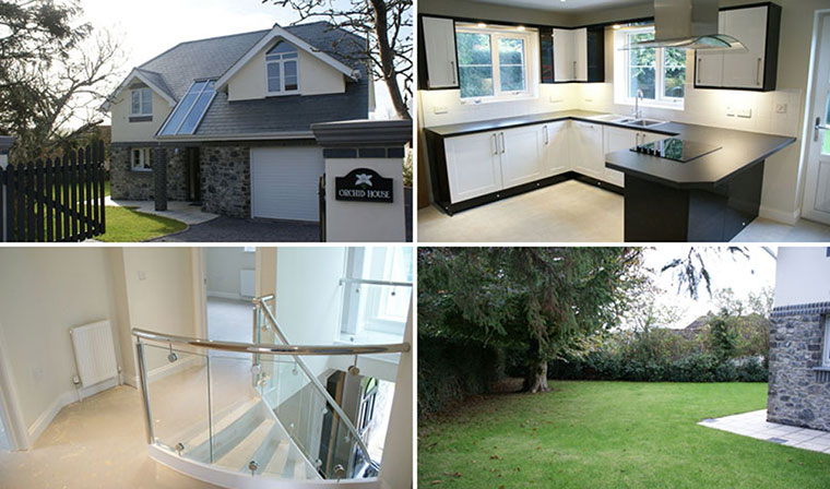 Old and new 110412: New build in Glampton, Devon