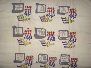 Antiques 230412: An Ascher scarf design