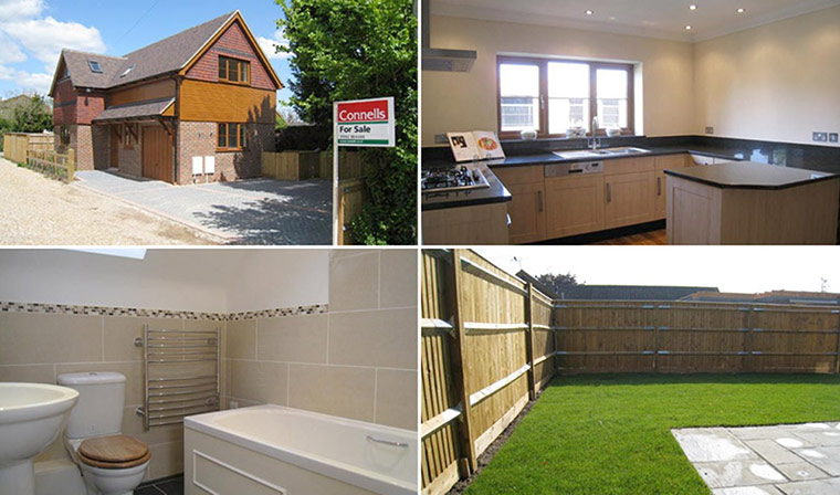 Old and new 230512: New-build home in South Wonston, Hampshire