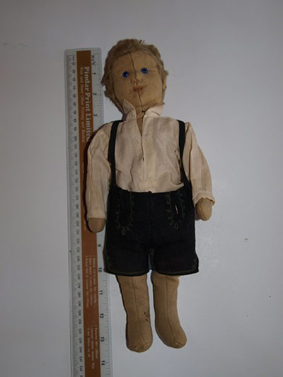 Antiques 290512: Antiques: stitched cloth doll