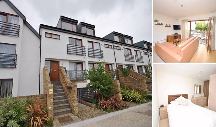 Old and new 040712: New-build home in Twickenham, Middlesex