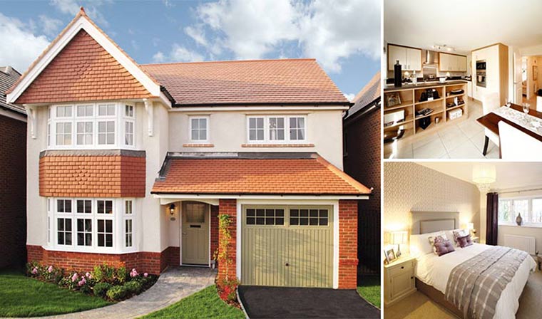 Old and new 040712: New-build home in Tipton, West Midlands