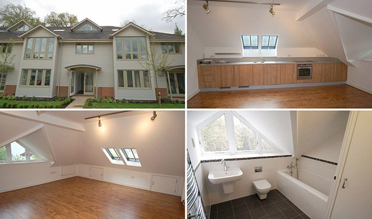 Old and new 040712: New-build home in Bury St Edmunds, Suffolk