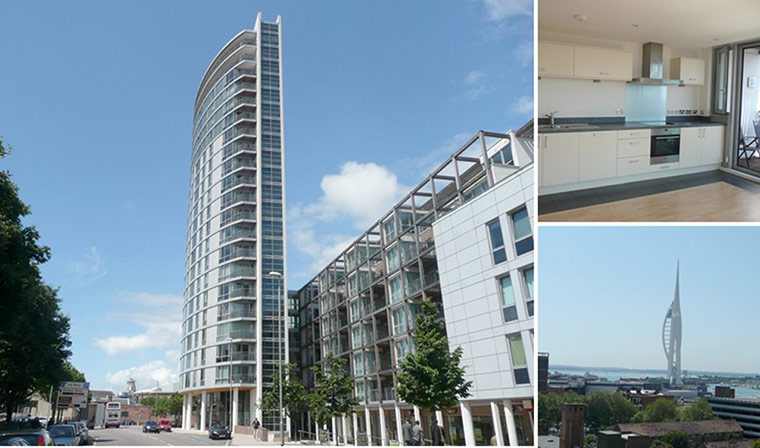 Old and new 120912: New-build home in Portsmouth, Hampshire